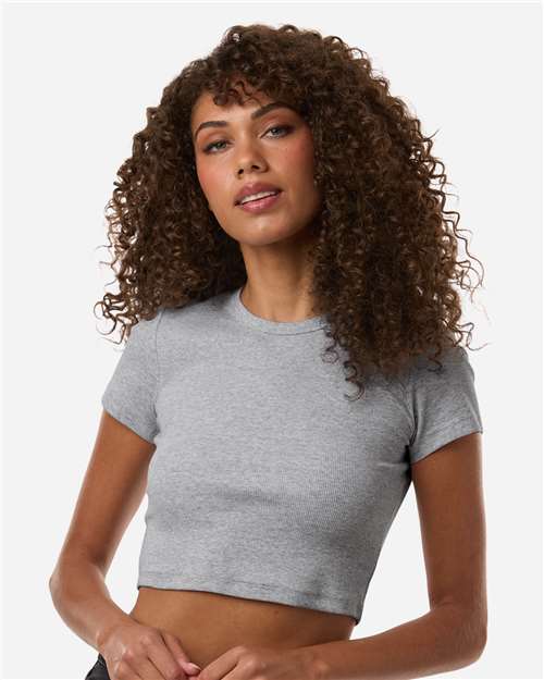 Women's Baby Rib Cropped Tee - BR210 4