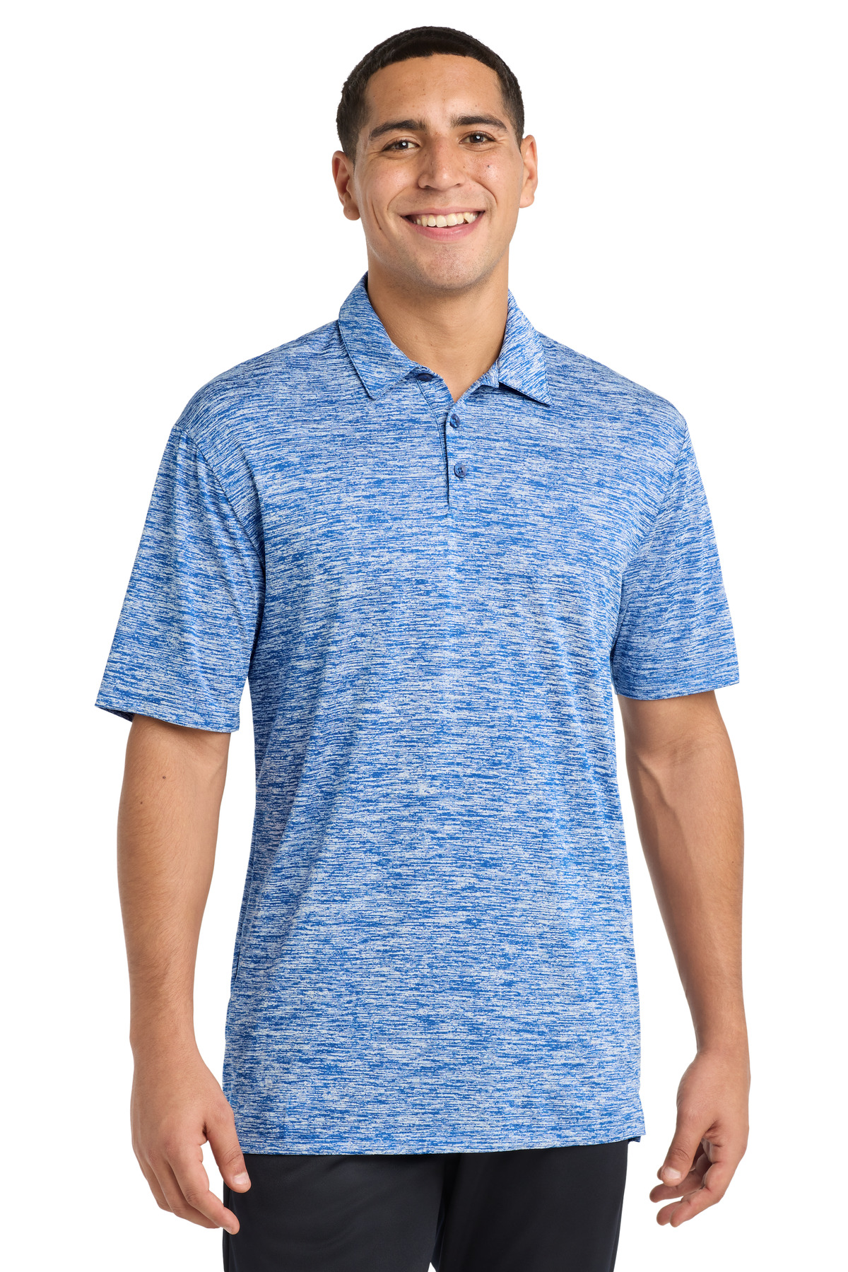 Sport-Tek PosiCharge Electric Heather Polo. ST590 67