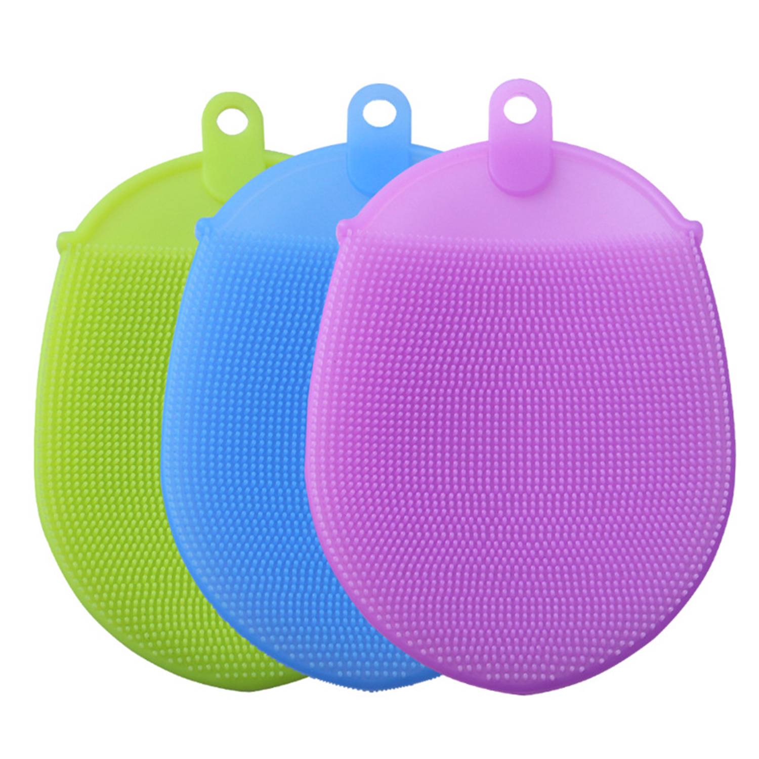 Multifunction Silicone Cleaning Brush Washing Tool Glove 3