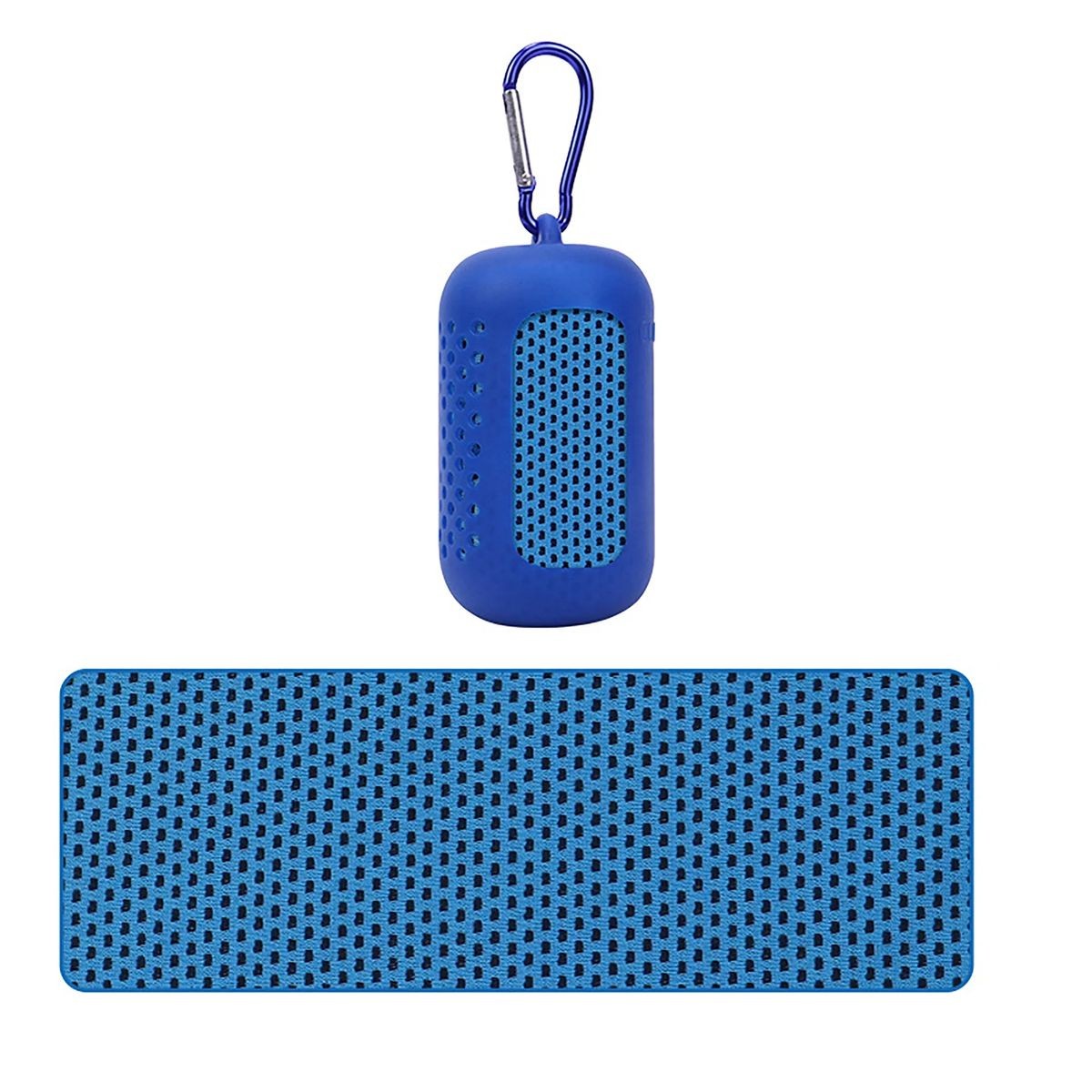 Polyester Workout Towel with Portable Silicone Pouch 2