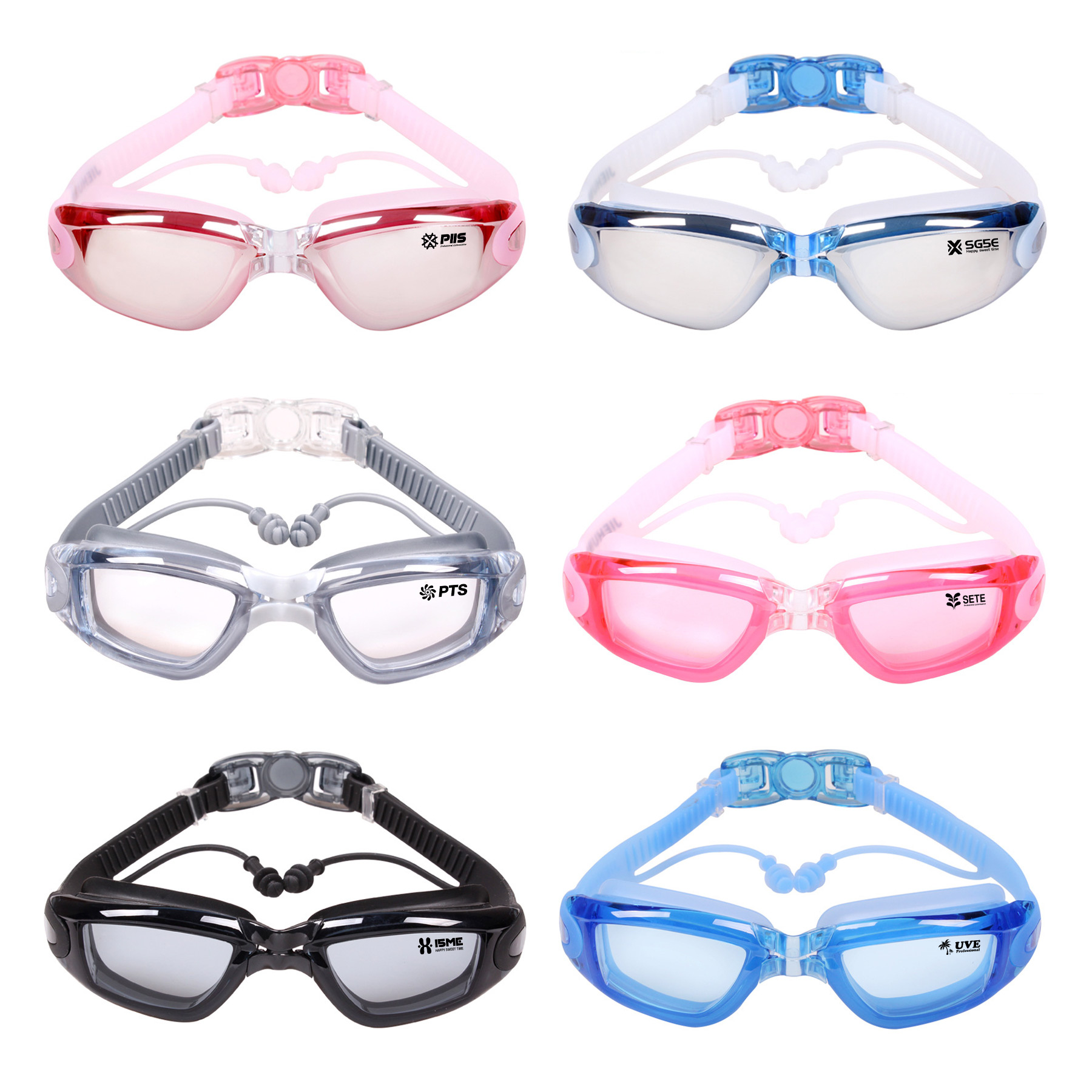 Swim Goggles With Ear Plugs 2