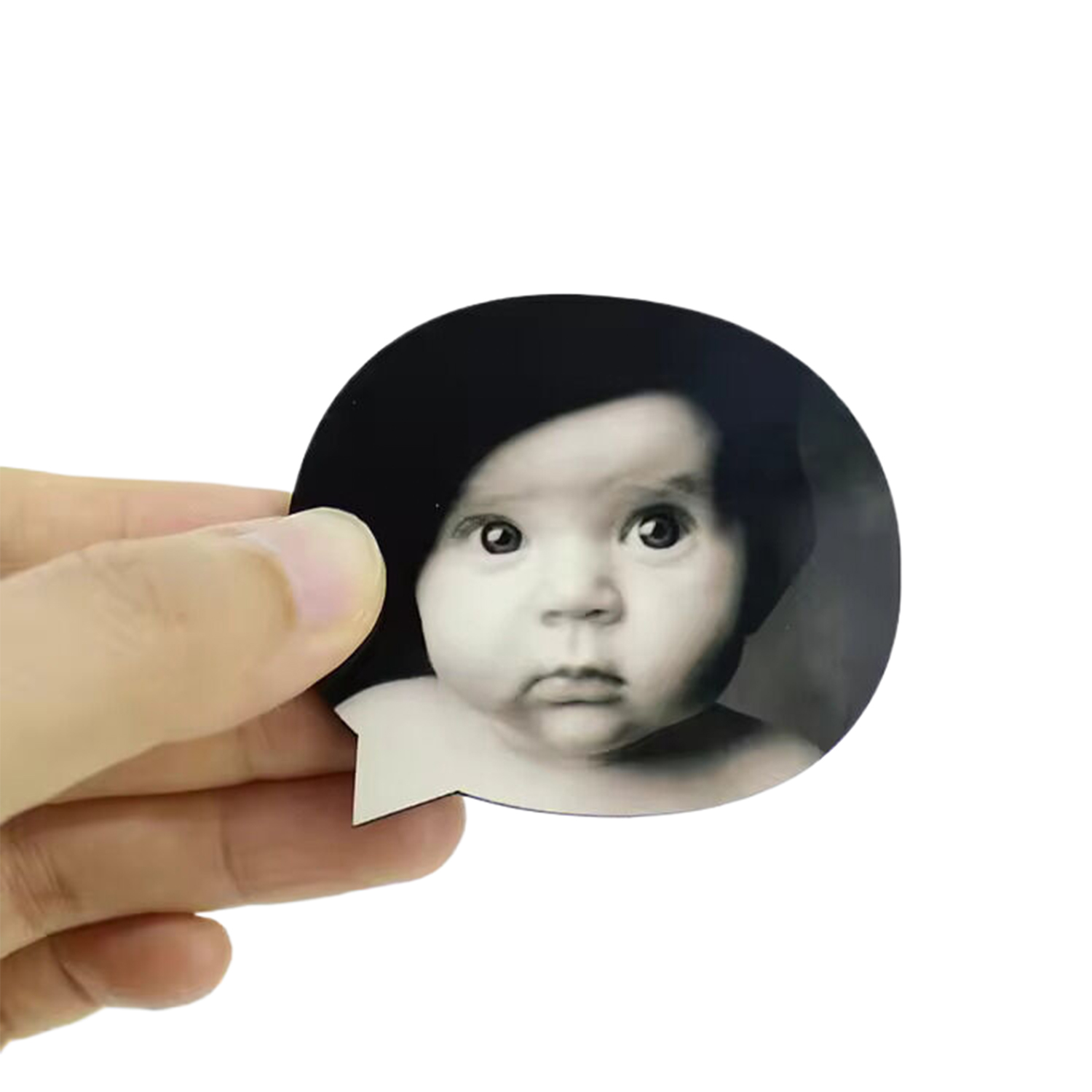 Speech Bubble Shaped Sublimation MDF Fridge Magnet 2