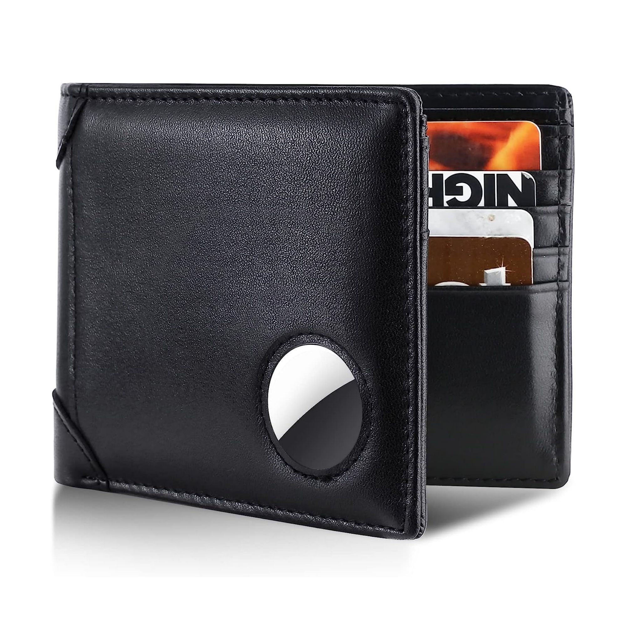 RFID Blocking Genuine Leather Bifold Mens Wallet 5
