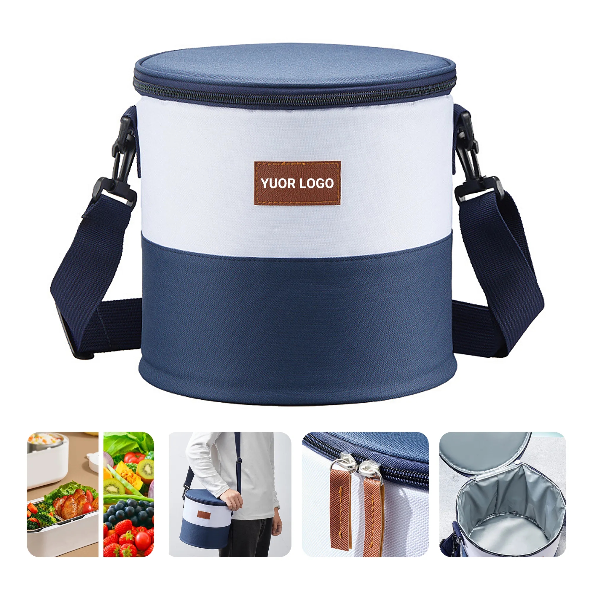 Compact Thermal Food Tote with Shoulder Strap 4