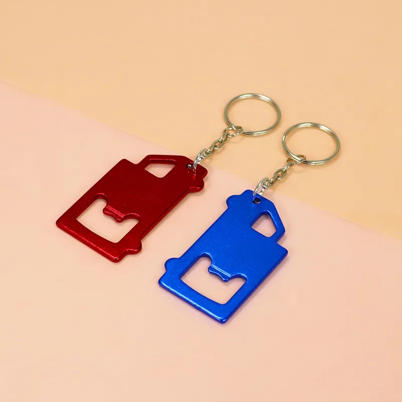 Truck Shape Bottle Opener Keychain 5
