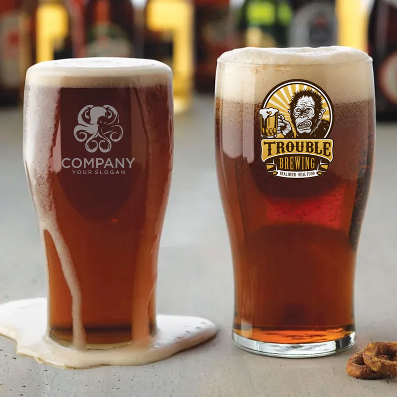 20 Oz. Custom Libbey® Pub Beer Glasses 2