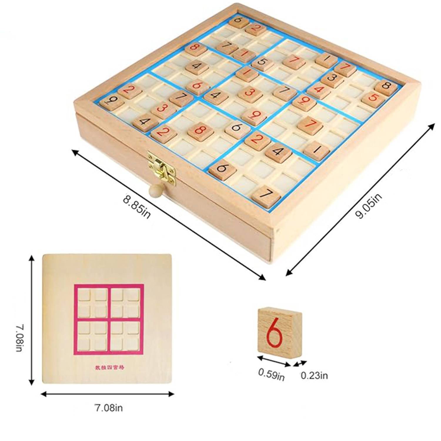 Wooden Brain Teaser Sudoku Puzzle Game 4