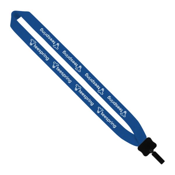 1" Cotton Lanyard with Plastic Clamshell & Bulldog Clip 5