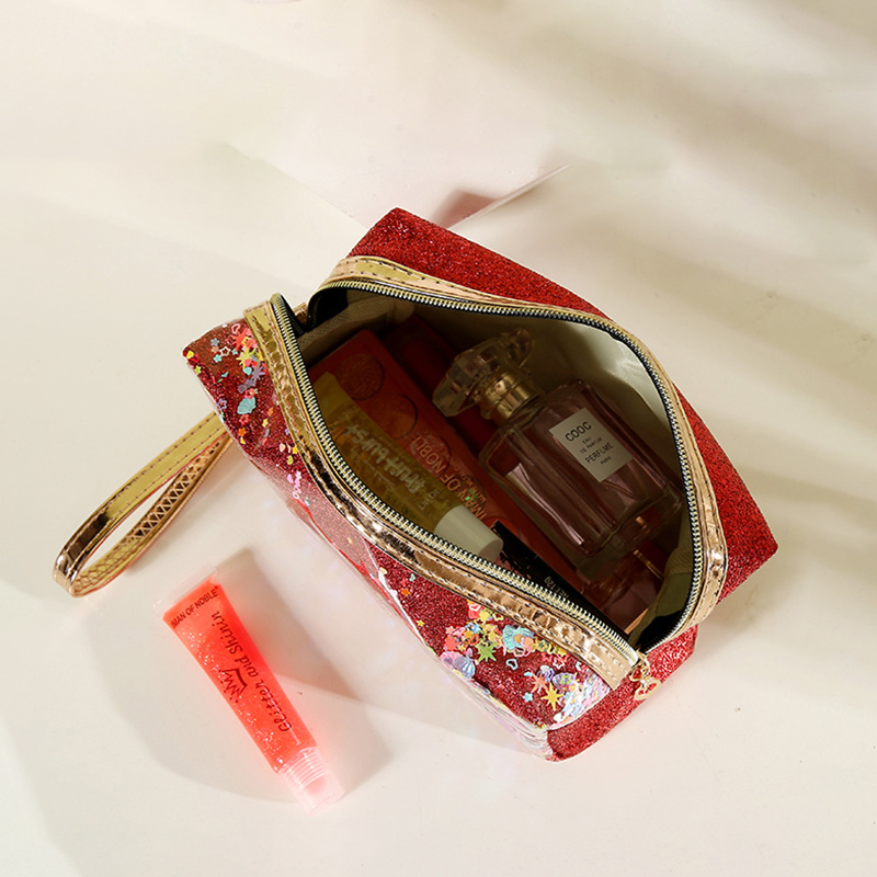 Portable Glitter Toiletry Bag Cosmetic Bag 4