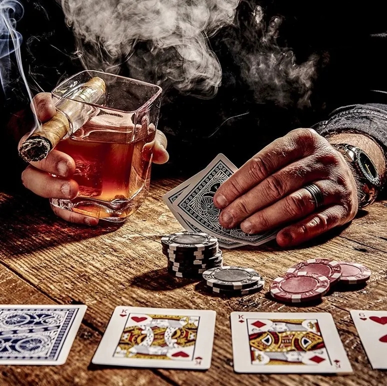 Custom Whiskey Glass with Built in Cigar Holder Bulk Order Promotional Barware Gift 2