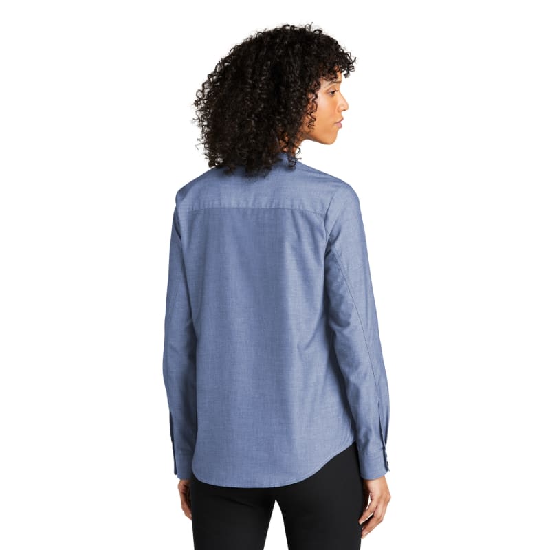 Port Authority Ladies Long Sleeve Chambray Easy Care Shirt 12