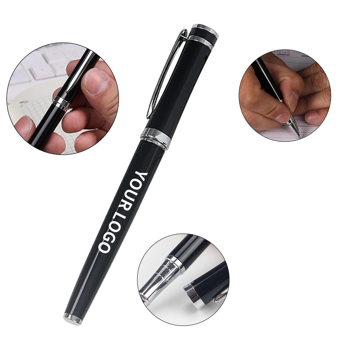 Executive Pen Stainless Steel Body with Smooth Ink 1