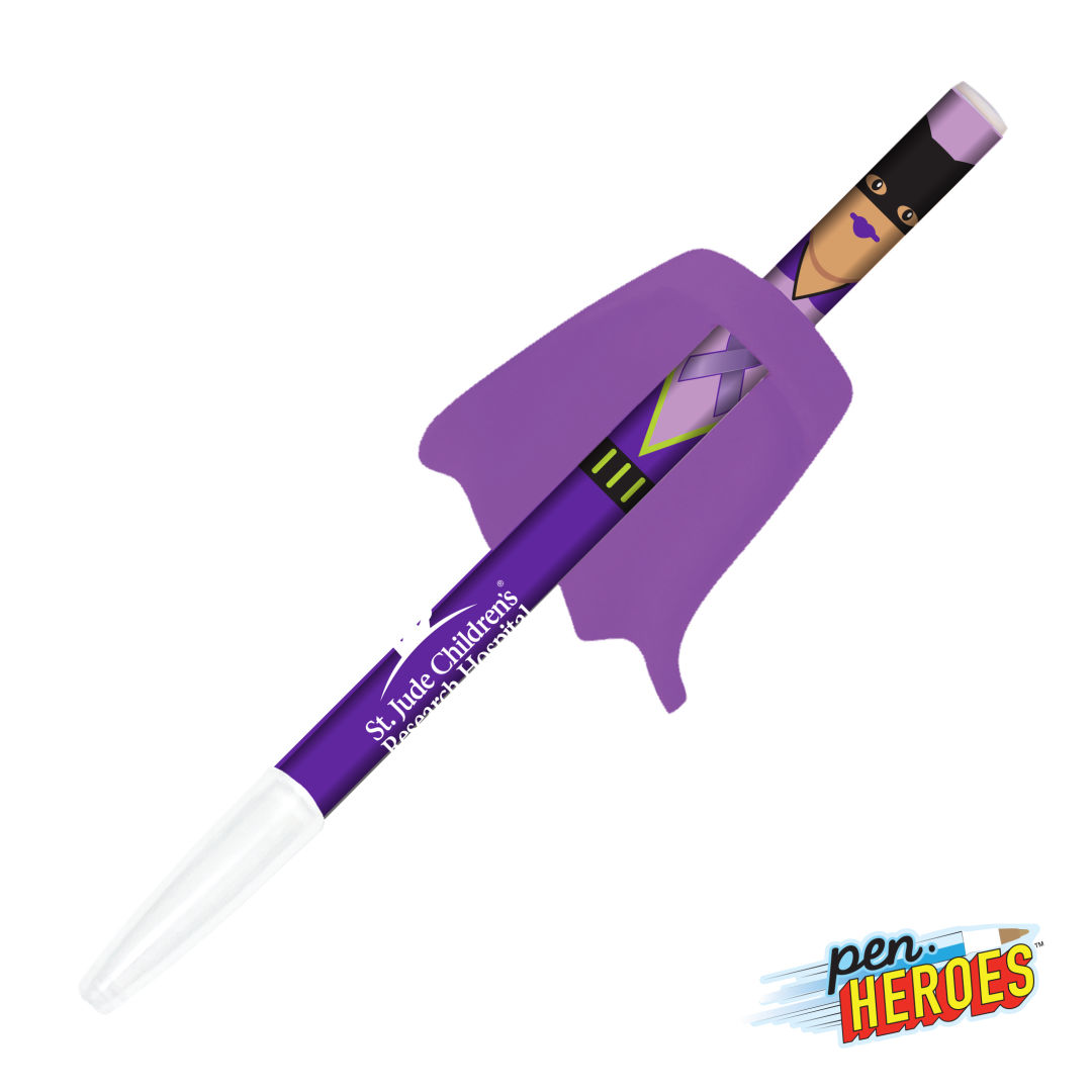 Pen Heroes™ Awareness Series Female w/Cape Pen 10