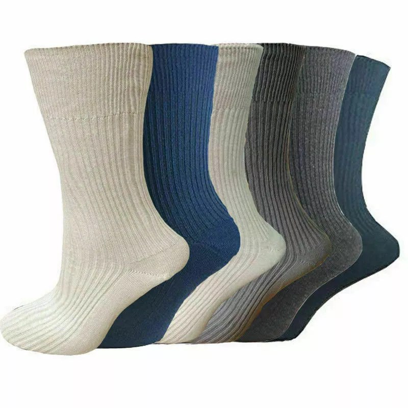 Customizable 100% Pure Cotton Comfort Socks 1