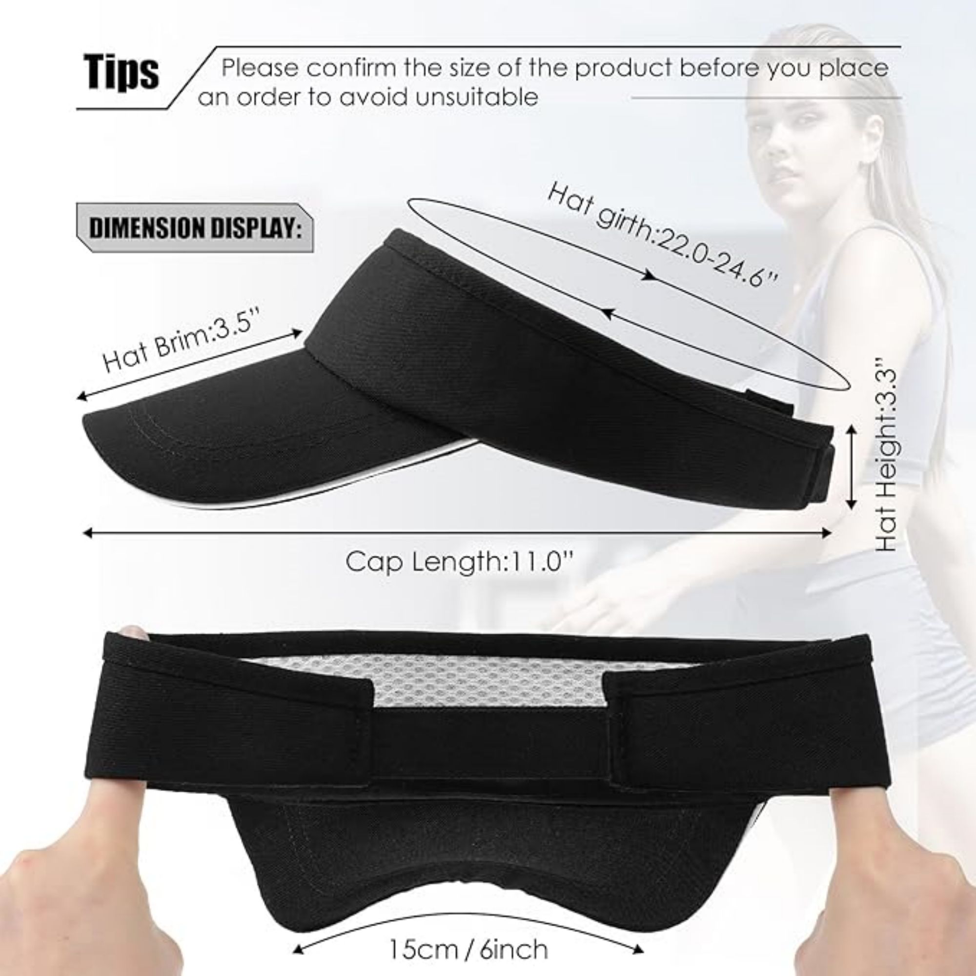 Unisex Sun Visors Hats 2