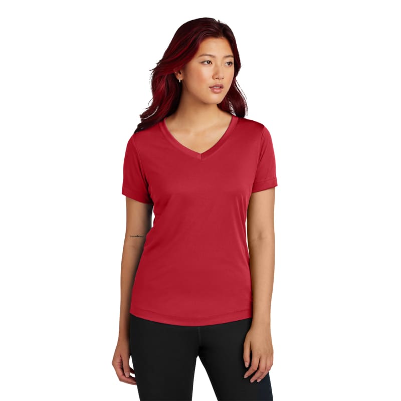 Sport-Tek Women's PosiCharge Competitor V-Neck Tee. 41