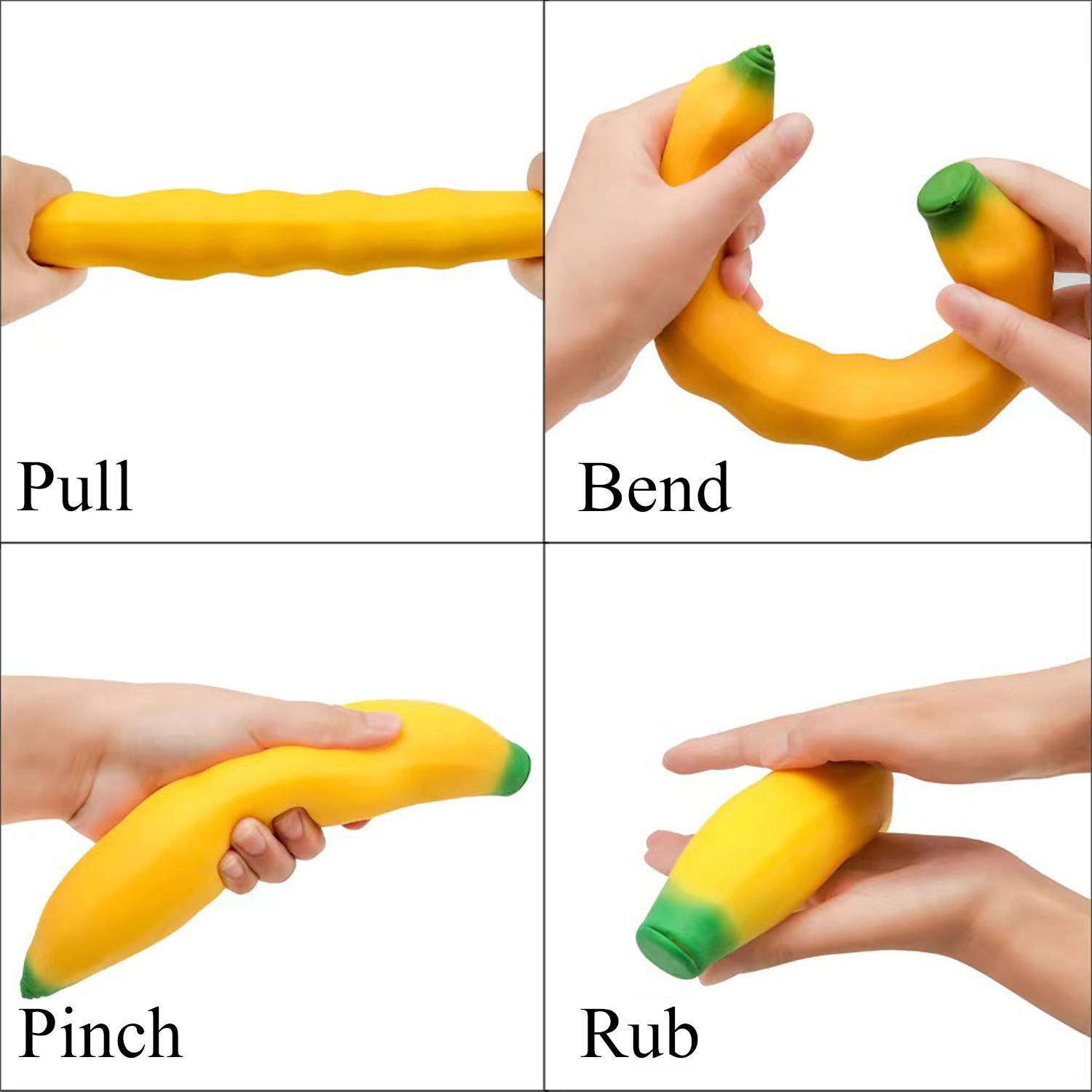 PU Foam Banana Stress Reliever Toys 6
