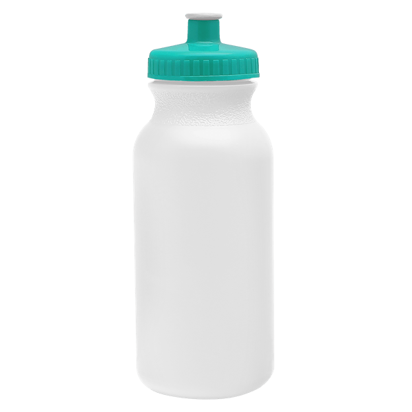 Circuit 20oz Bike Bottle - White w/Push-Pull Lid 81