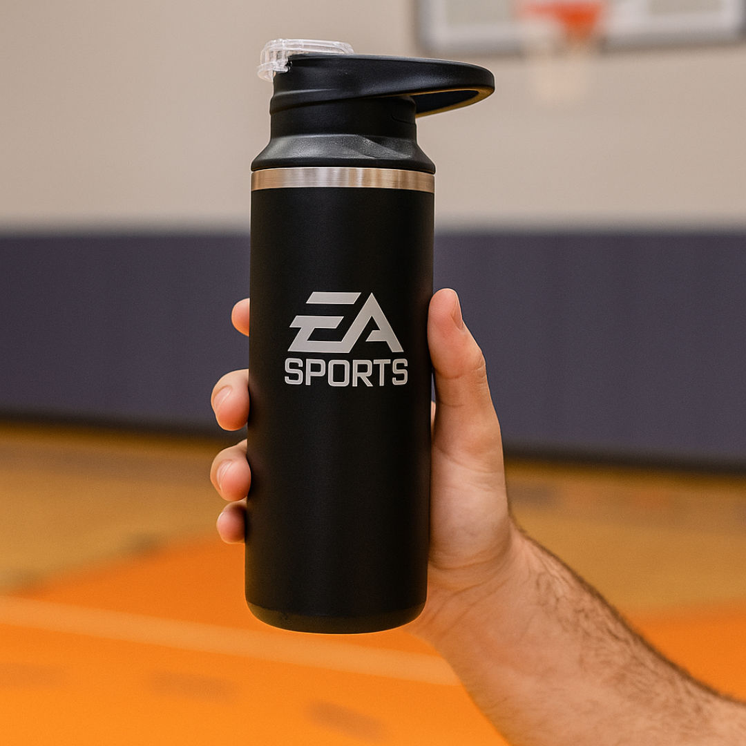 Della SS Water Bottle w/Handle & Flip Top - 17oz, custom water bottle with logo imprint 16