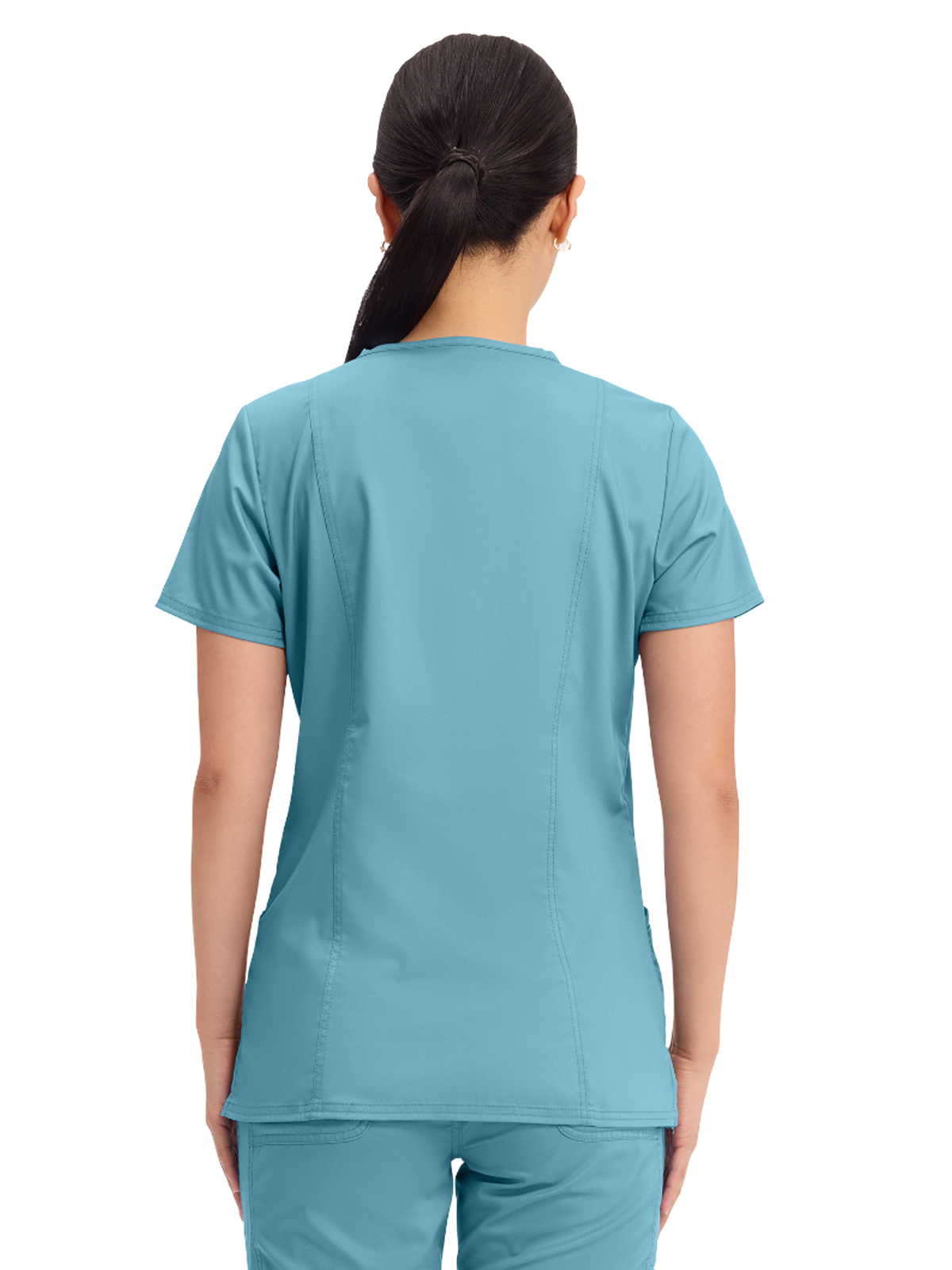 Cherokee - Workwear Revolution - Women's 3-Pocket V-Neck Top 11