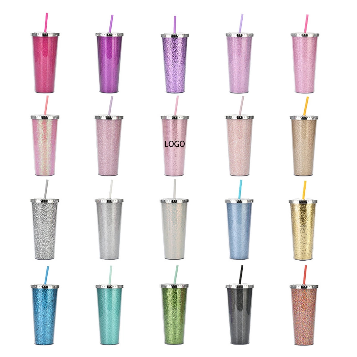 24 Oz Tumbler With Straw 4