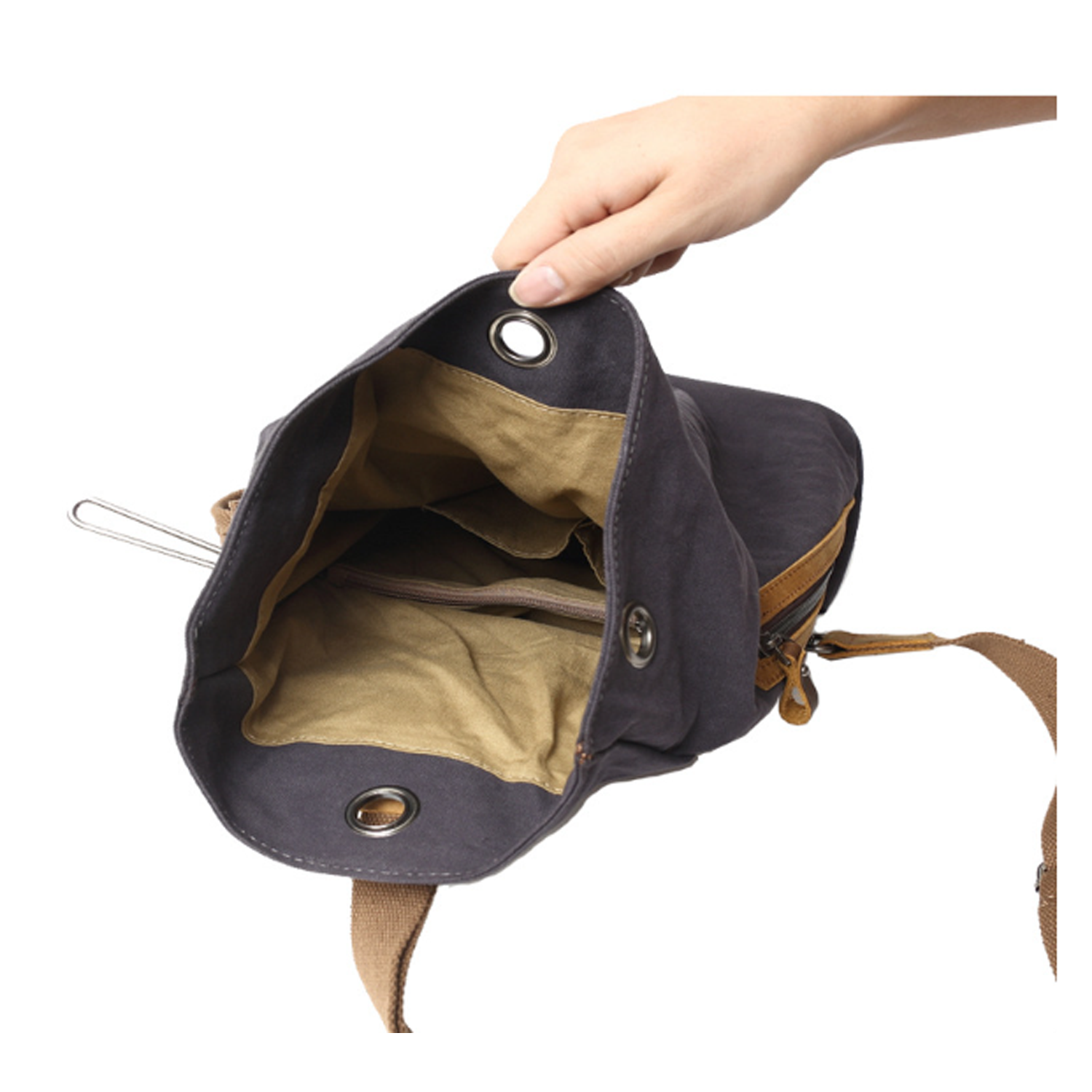 Sling Lightweight Canvas Backpack for Daily Use and Travel 3