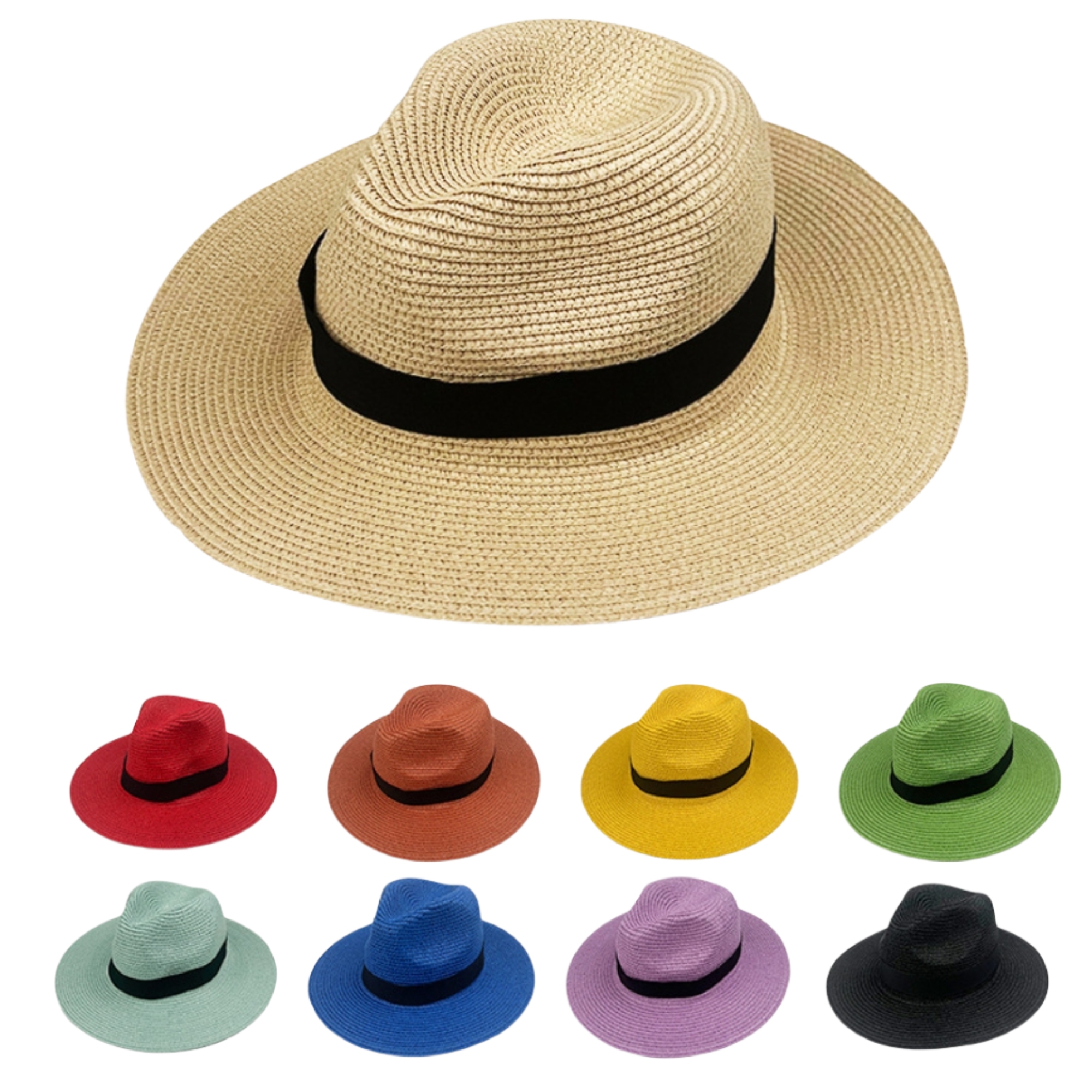 Wide Brim Straw Hat 4