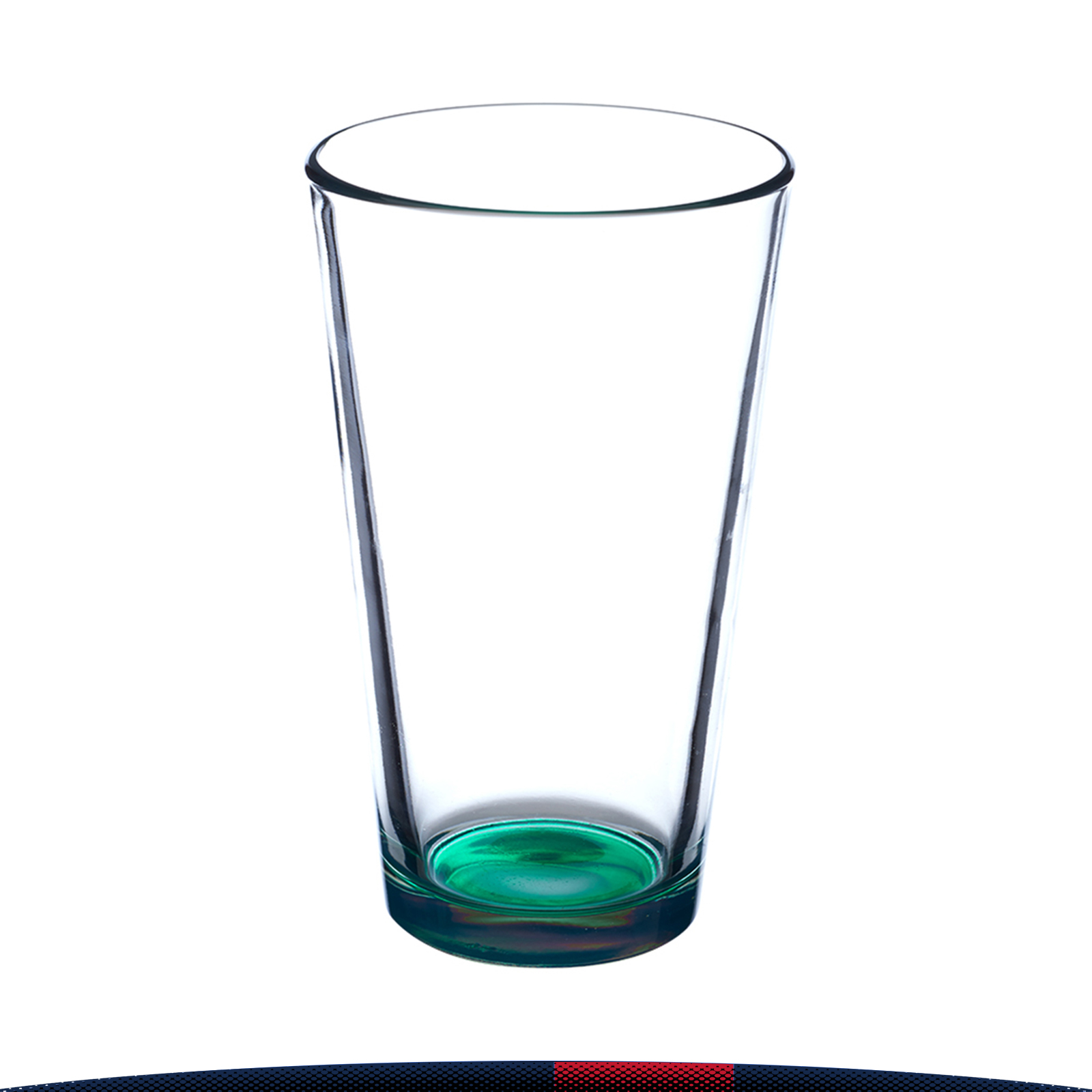16 oz. Colored Bottom Water Glasses 2