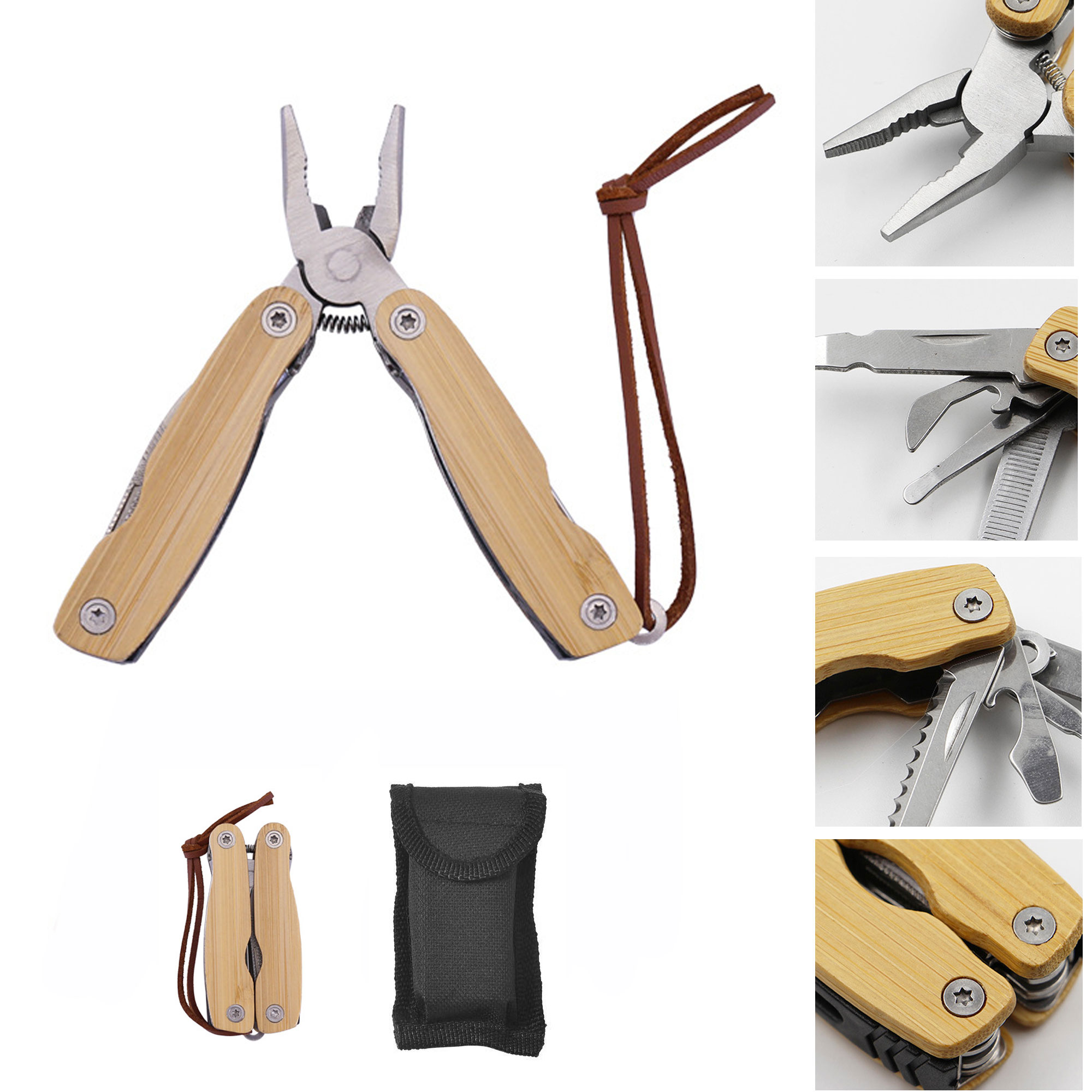 Foldable Multi Tool Plier with Nylon Sheath 3