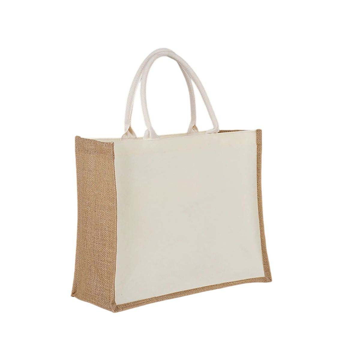 Eco Jute Tote Bag 14.6 Inches Spacious 4