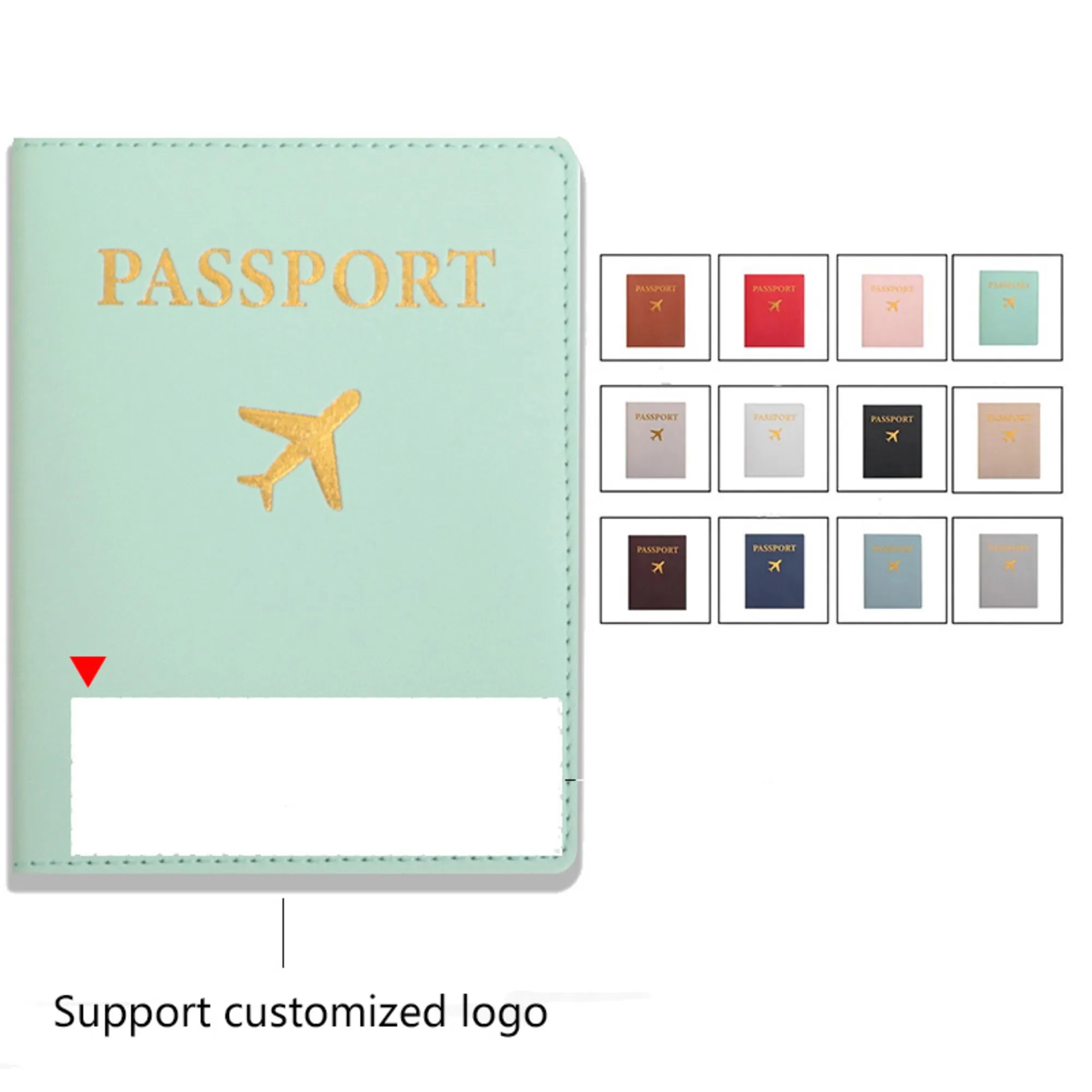 Solid Color Portable Card Holder