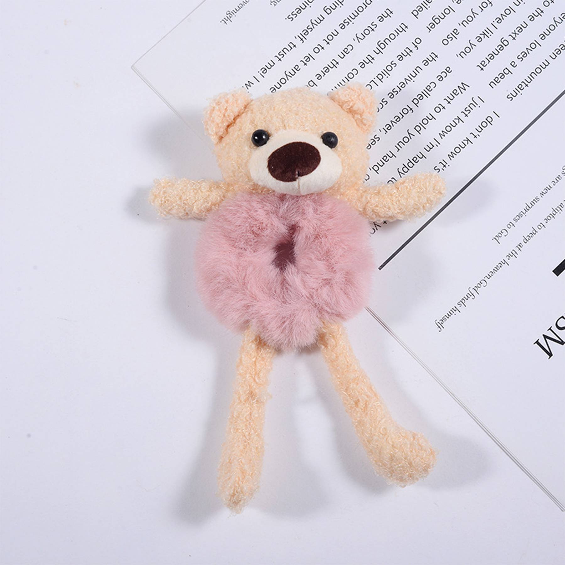 Bear Head Spiral Hair Ropes 4