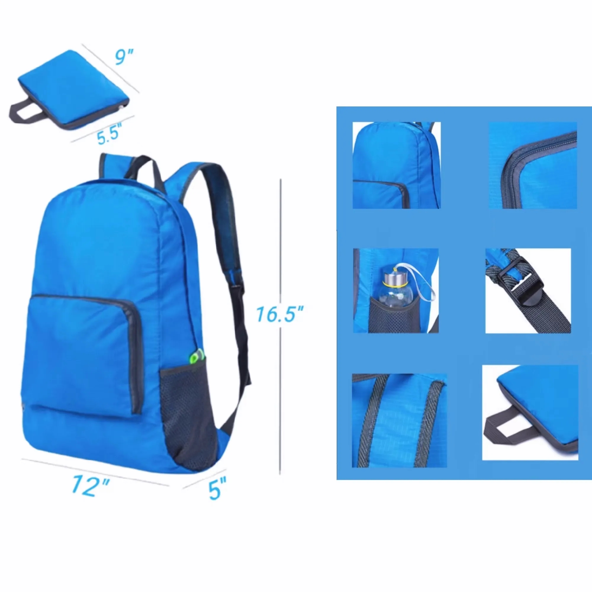 Portable Foldable Travel Backpack 3