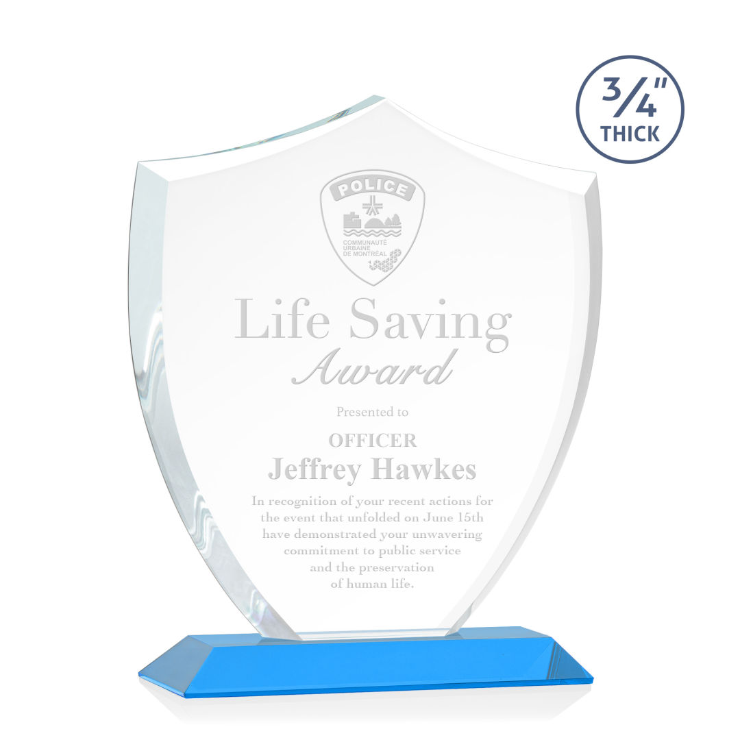 Scudo Shield Award - Sky Blue 10