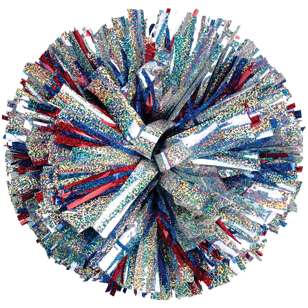 Custom Holographic Show Pom - Solid Color 21