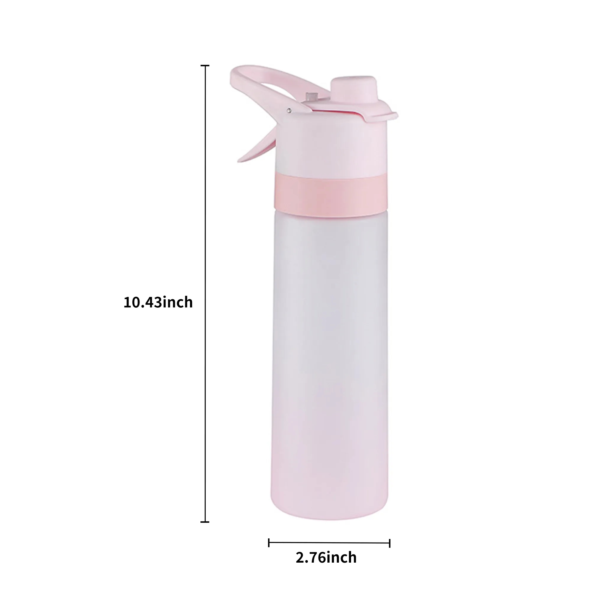 22 oz Gradient Sports Water Bottle with Frosted Finish 2