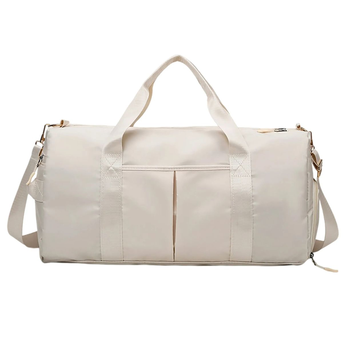 Workout Bag with Multiple Zippered Sections 2