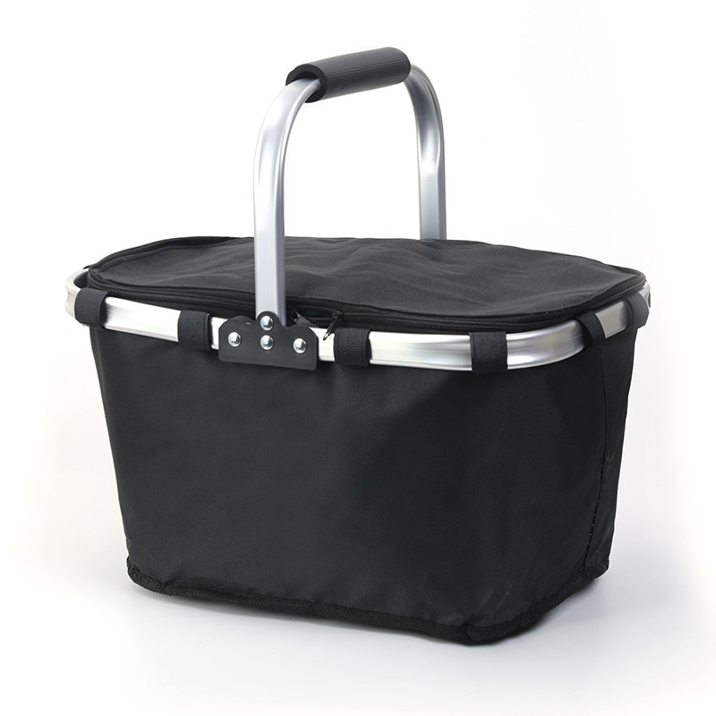 Oxford Picnic Basket Foldable Insulated Tote 4