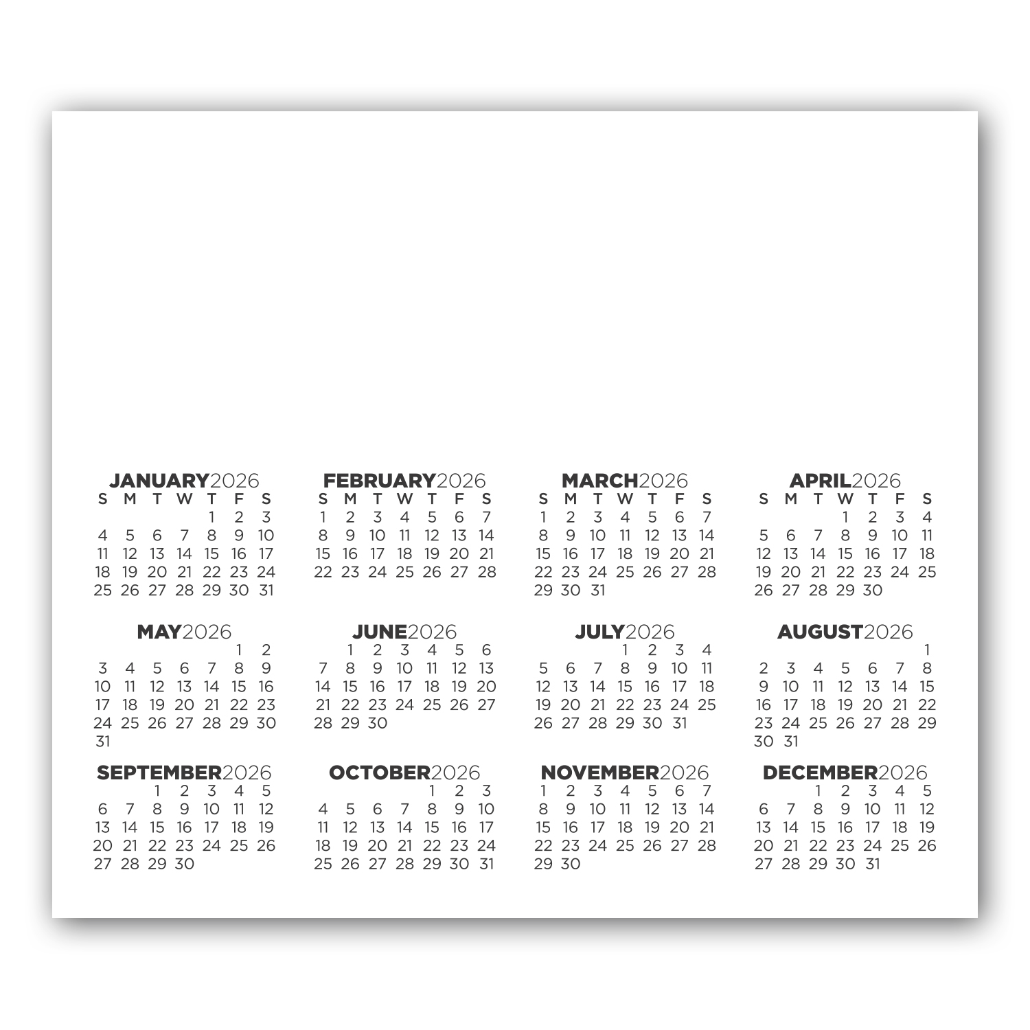 Power Magnet Calendar 4