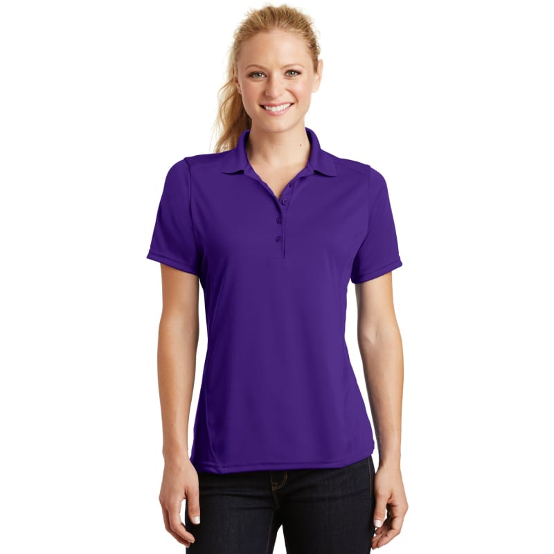 Sport-Tek Women's Dry Zone Raglan Accent Polo. 2