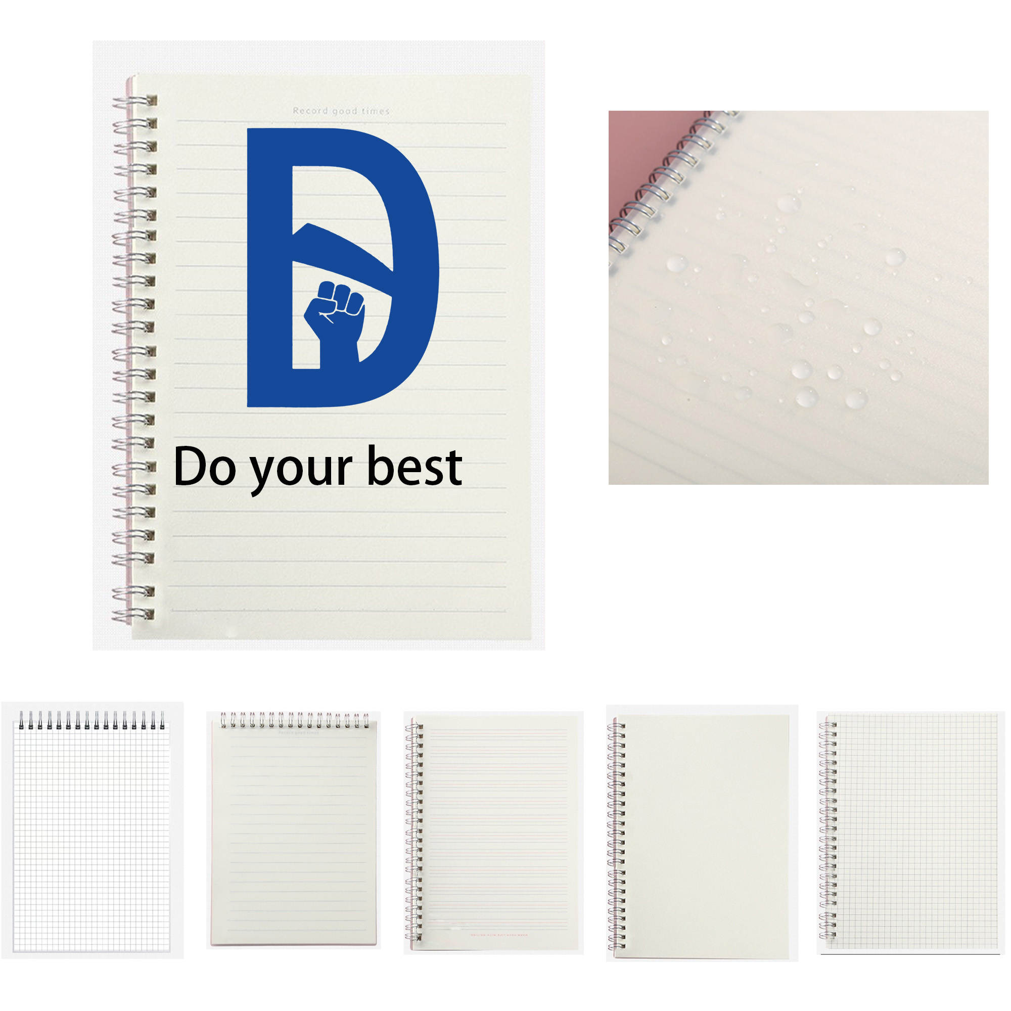 A5 11.42"x8.27" Loose Leaf Paper Notebook 3