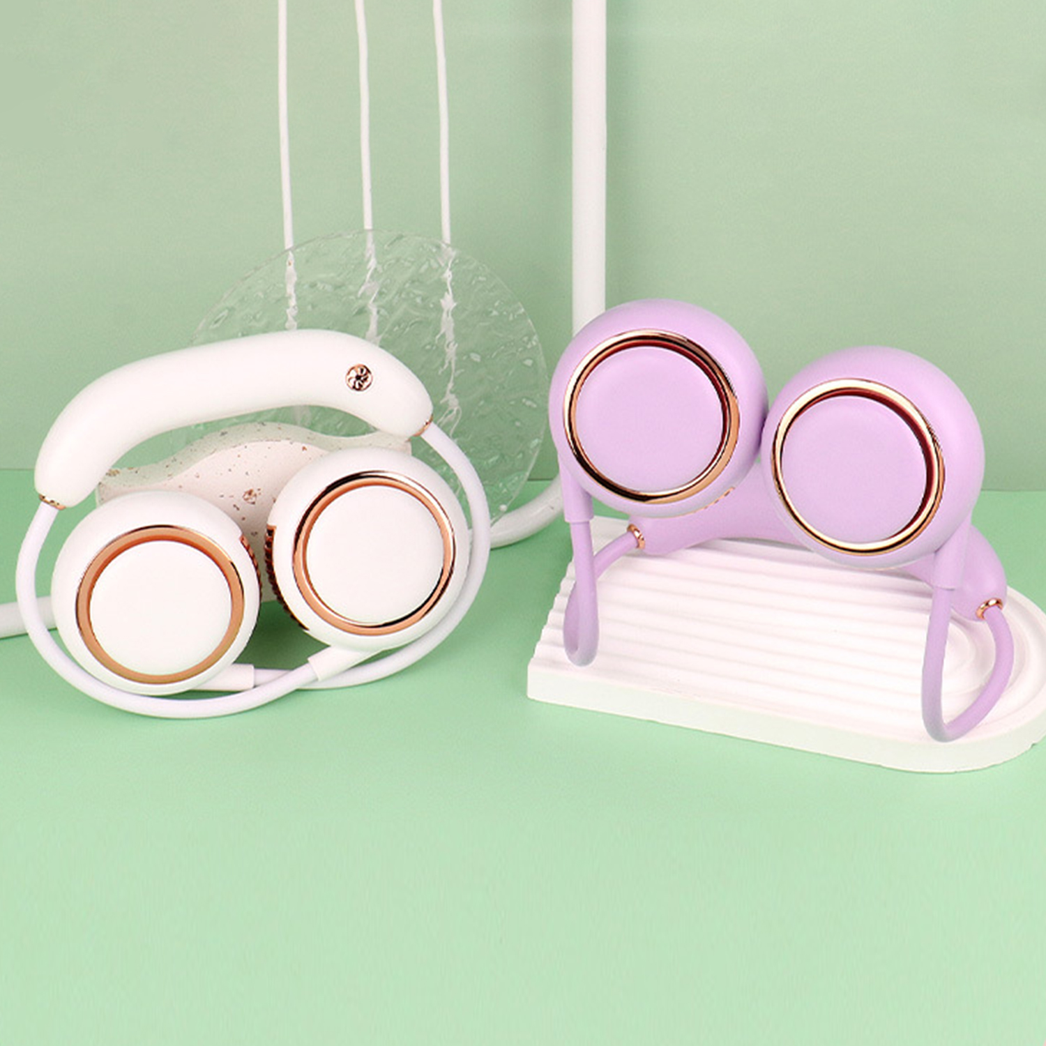 Rechargeable Foldable Neck Fan 4