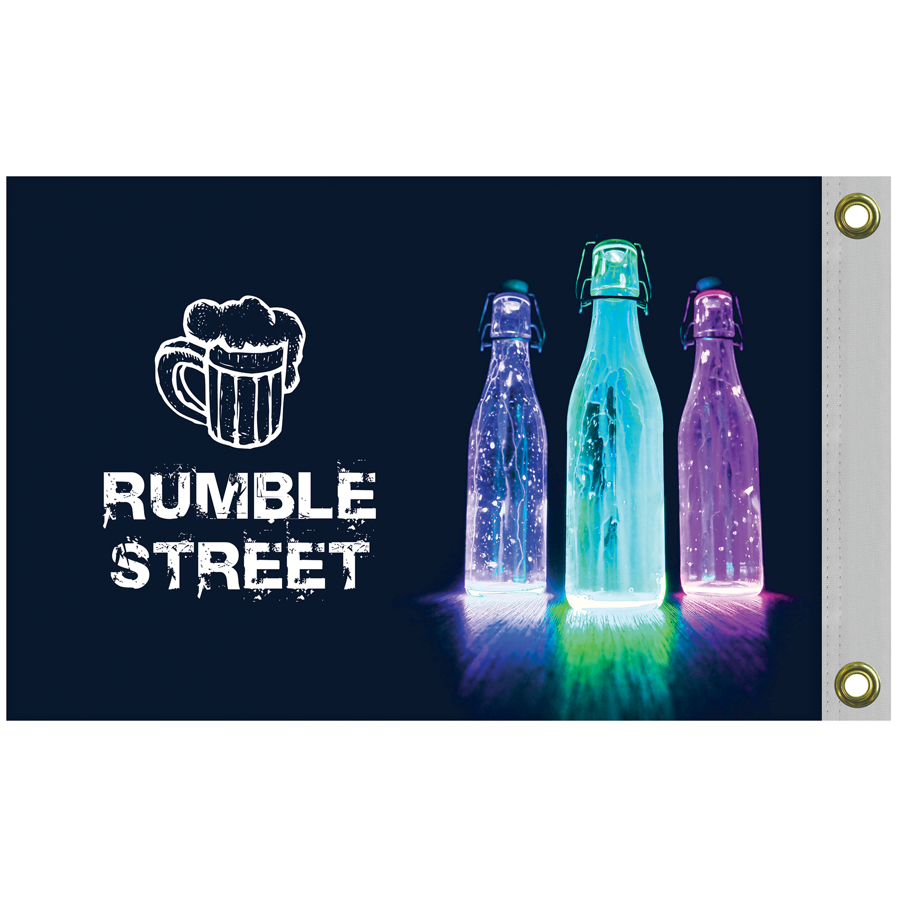 12" x 18" Standard Digitally Printed Double Sided Knit Poly Flag 9