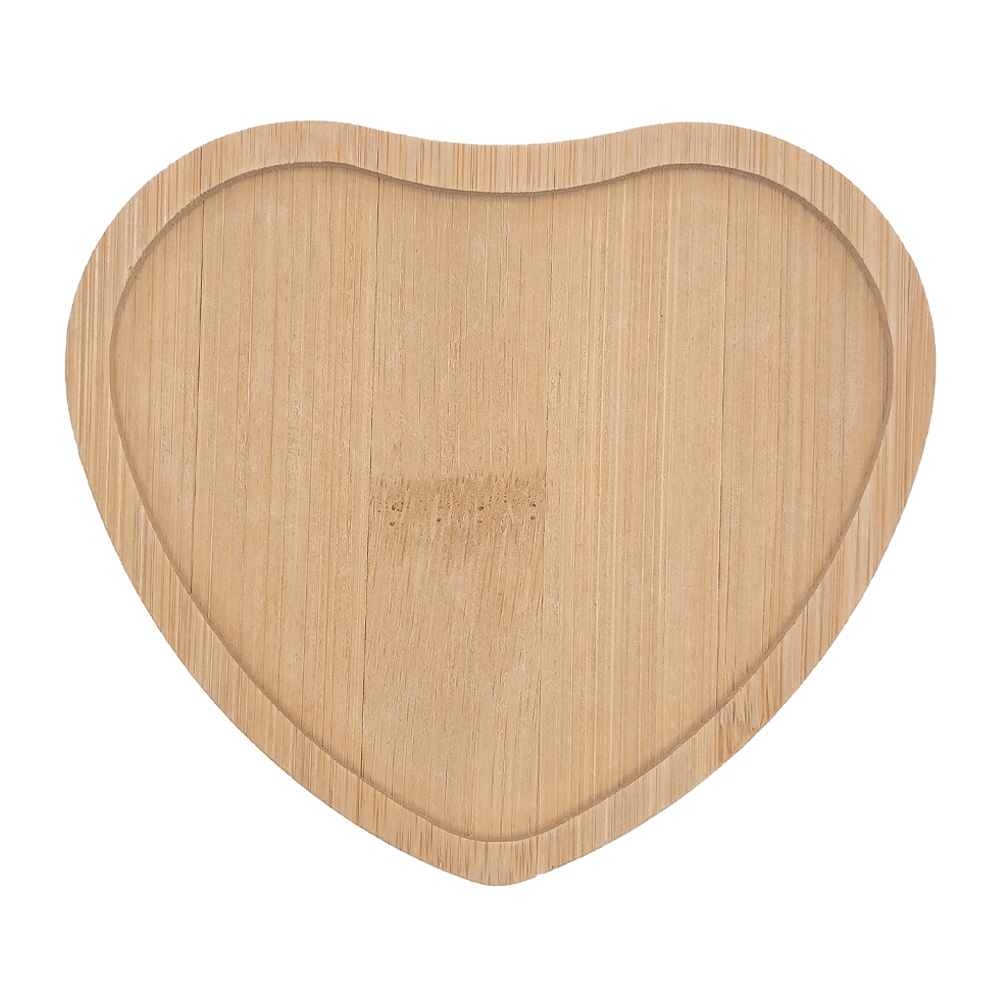 Heart Wooden Coaster 4