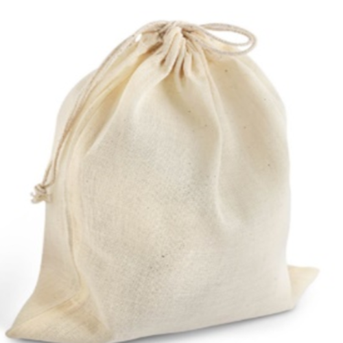 4oz OR 6 oz Cotton Canvas Drawstring Bag - 10 x 16 3