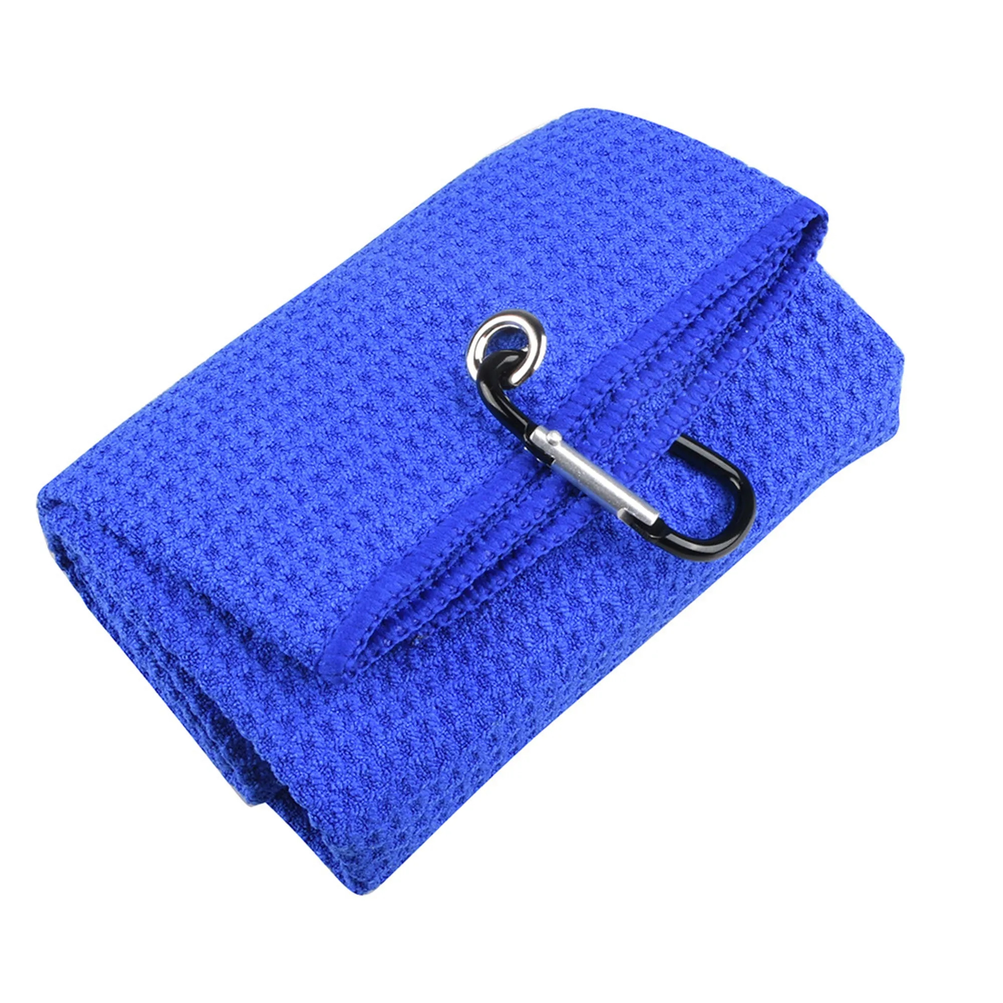 16" x 24" Microfiber Folded Waffle Pattern Golf Towel 2