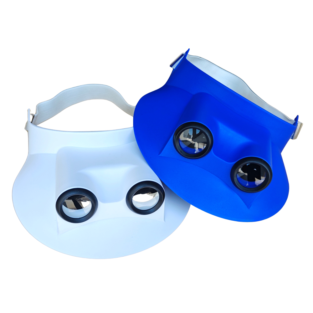 Sun Visor w/ Built-In Binoculars 3