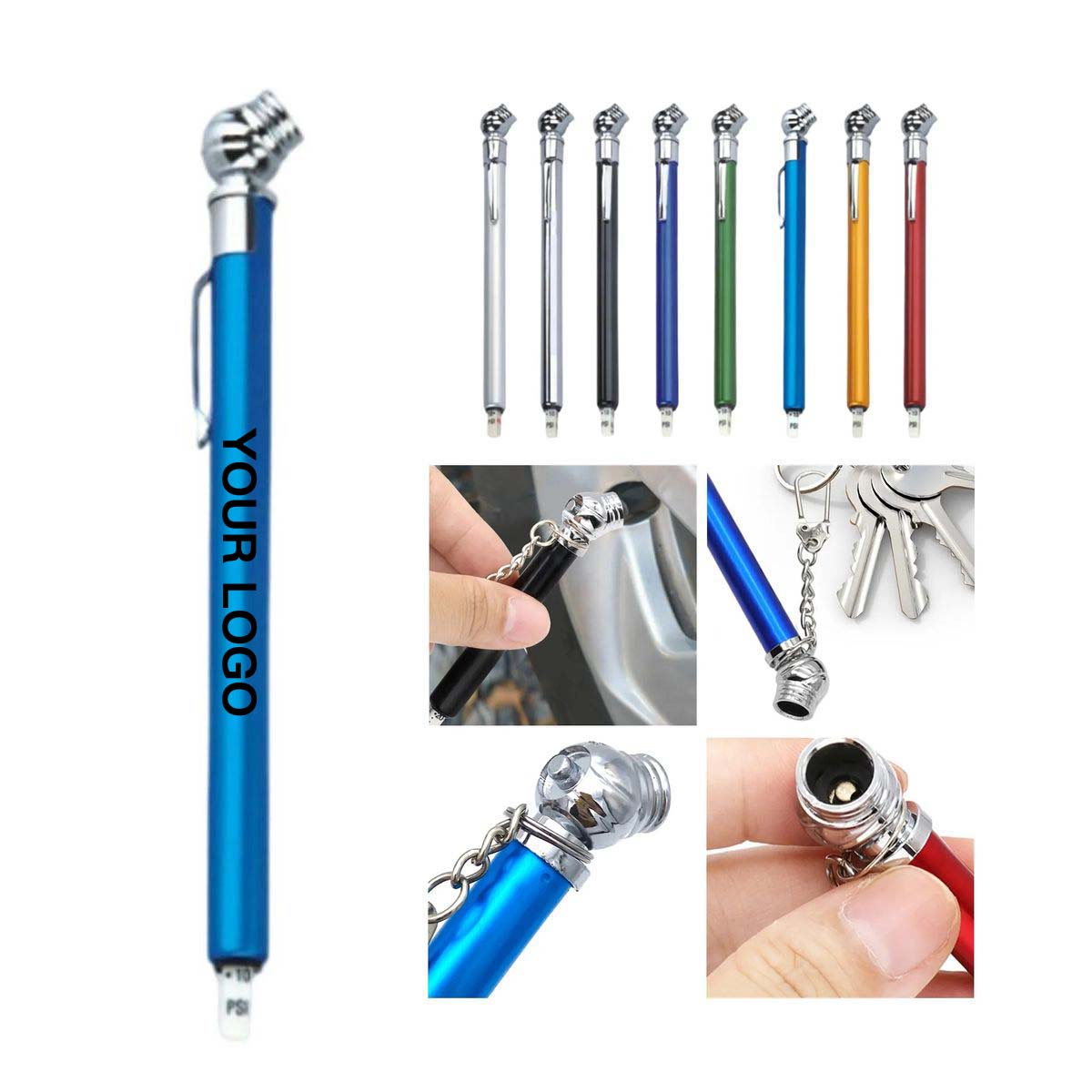 Aluminium ABS Tire Pressure Gauge 2