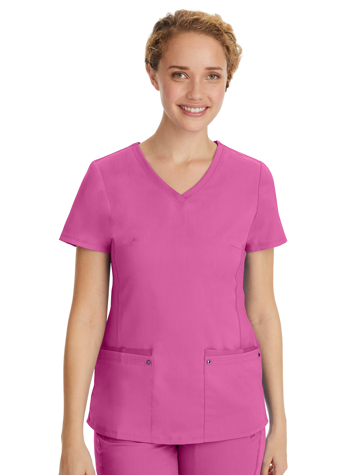 Healing Hands - HH Purple Label - Women's 2-Pocket Juliet Stylish V-Neck Top 57