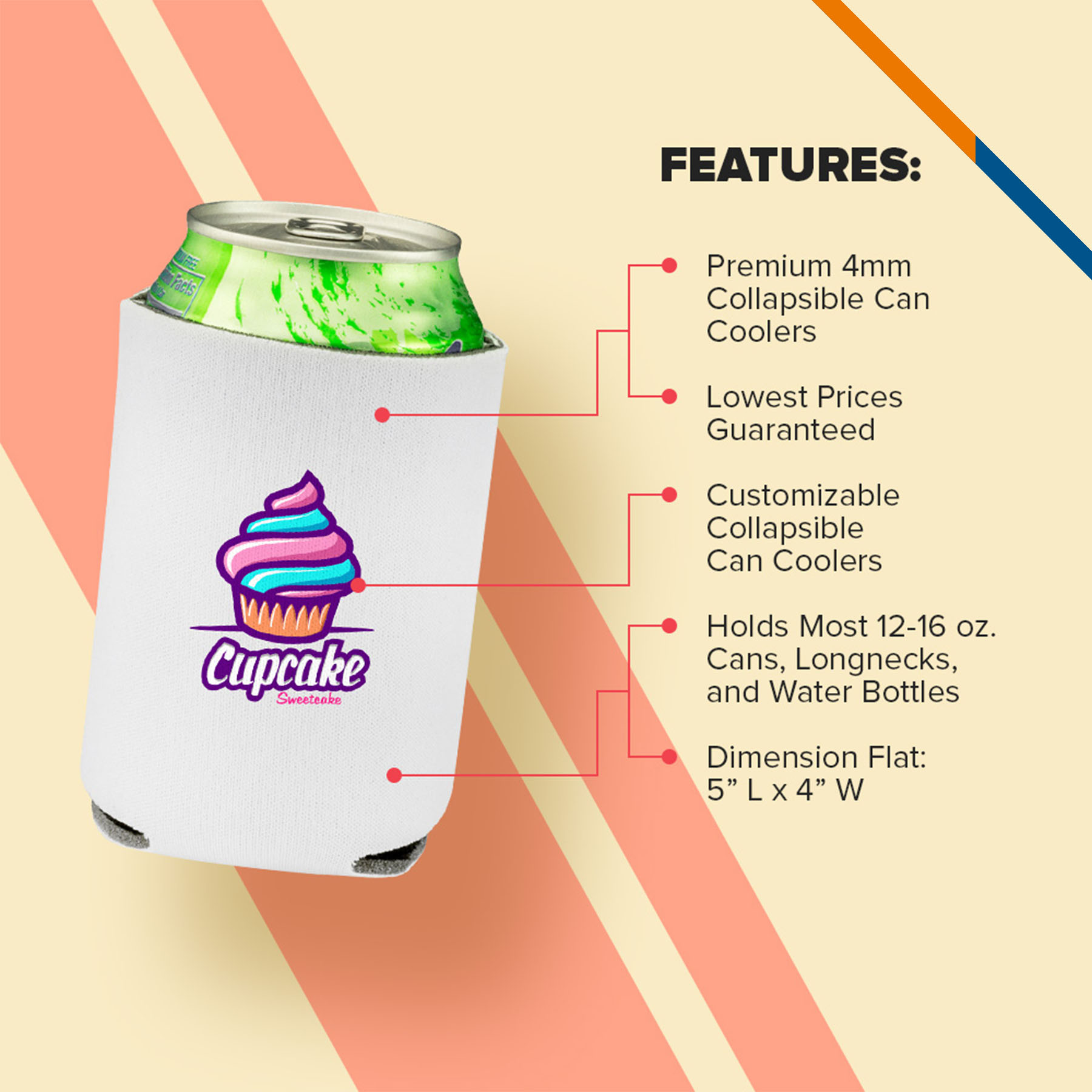 Uparon Polyurethane Foam Collapsible Coolie 25